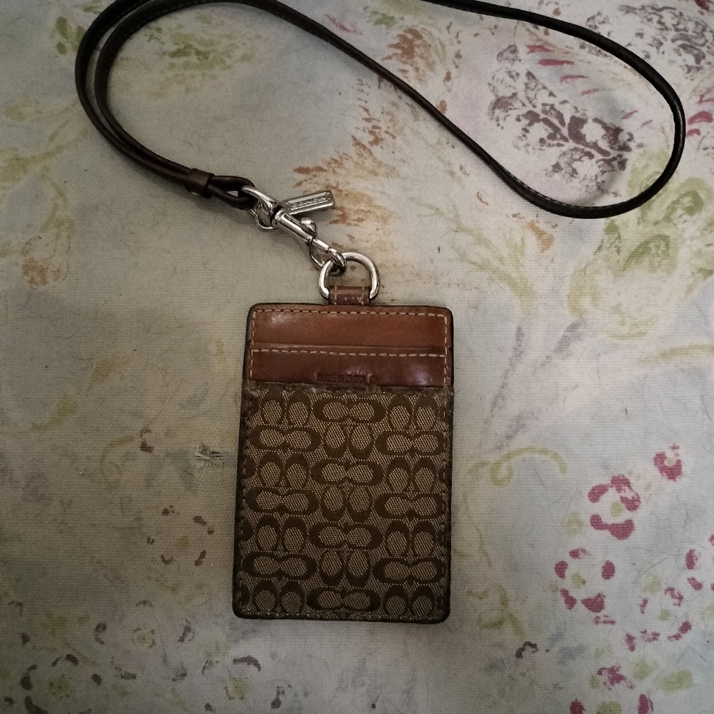 Coach ID card holder